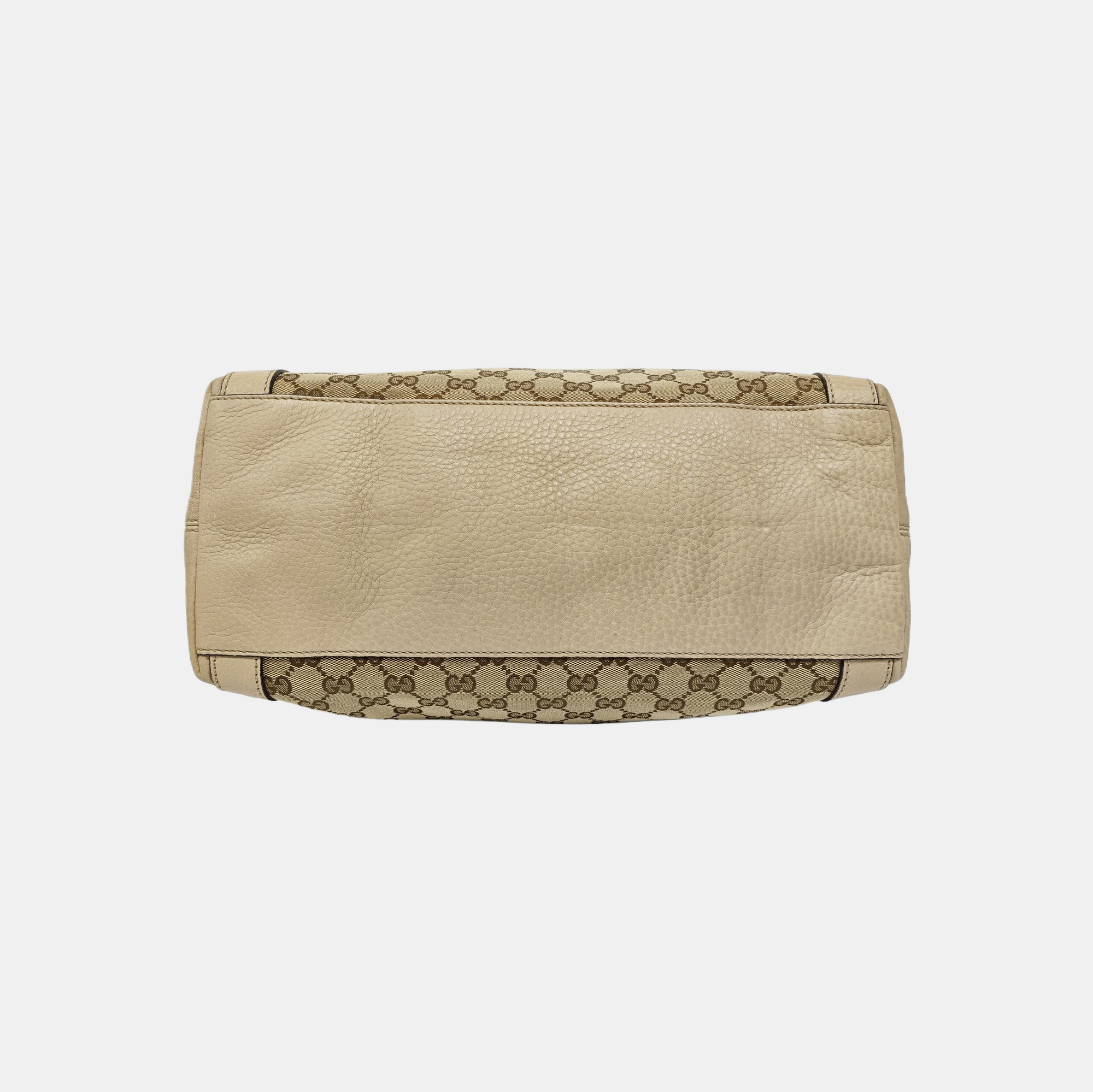 Monogram Canvas Tote Bag Beige