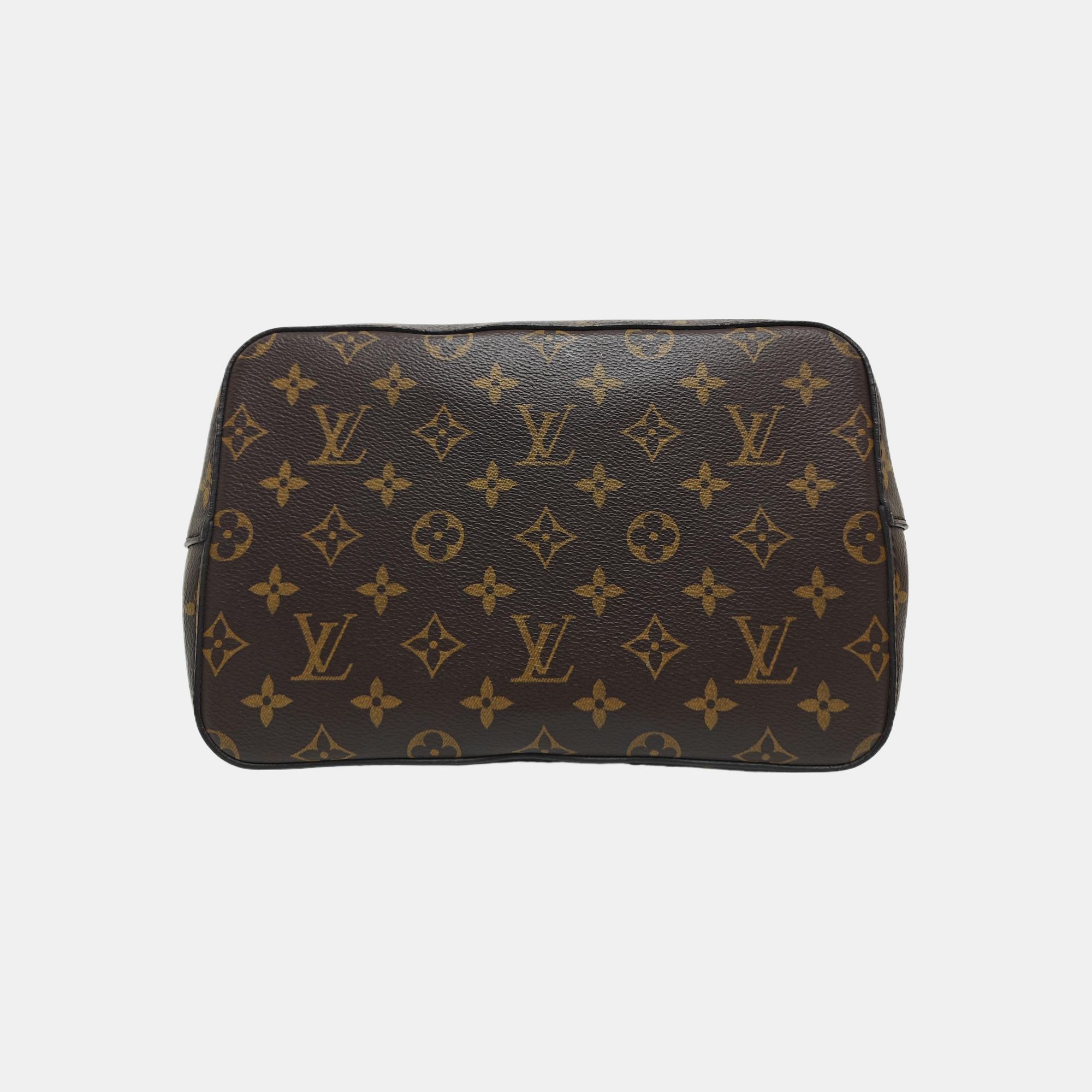 NÉONOÉ MM Monogram Coated Canvas Brown