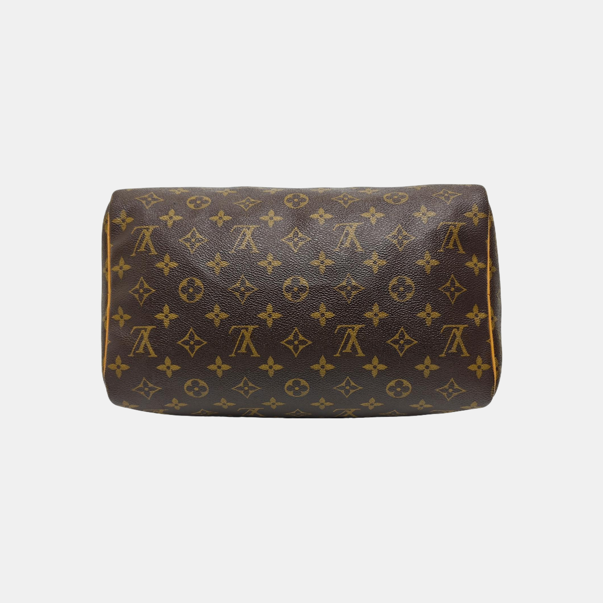 SPEEDY 30 Monogram Coated Canvas Brown
