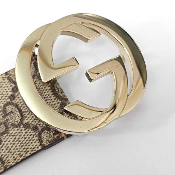 Leather Belt Beige