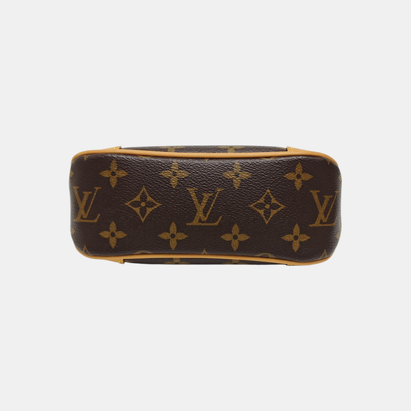 BOULOGNE Nano Monogram Coated Canvas Brown