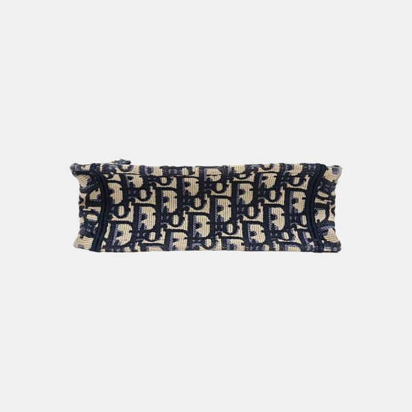 Book Tote Mini Oblique Canvas Blue