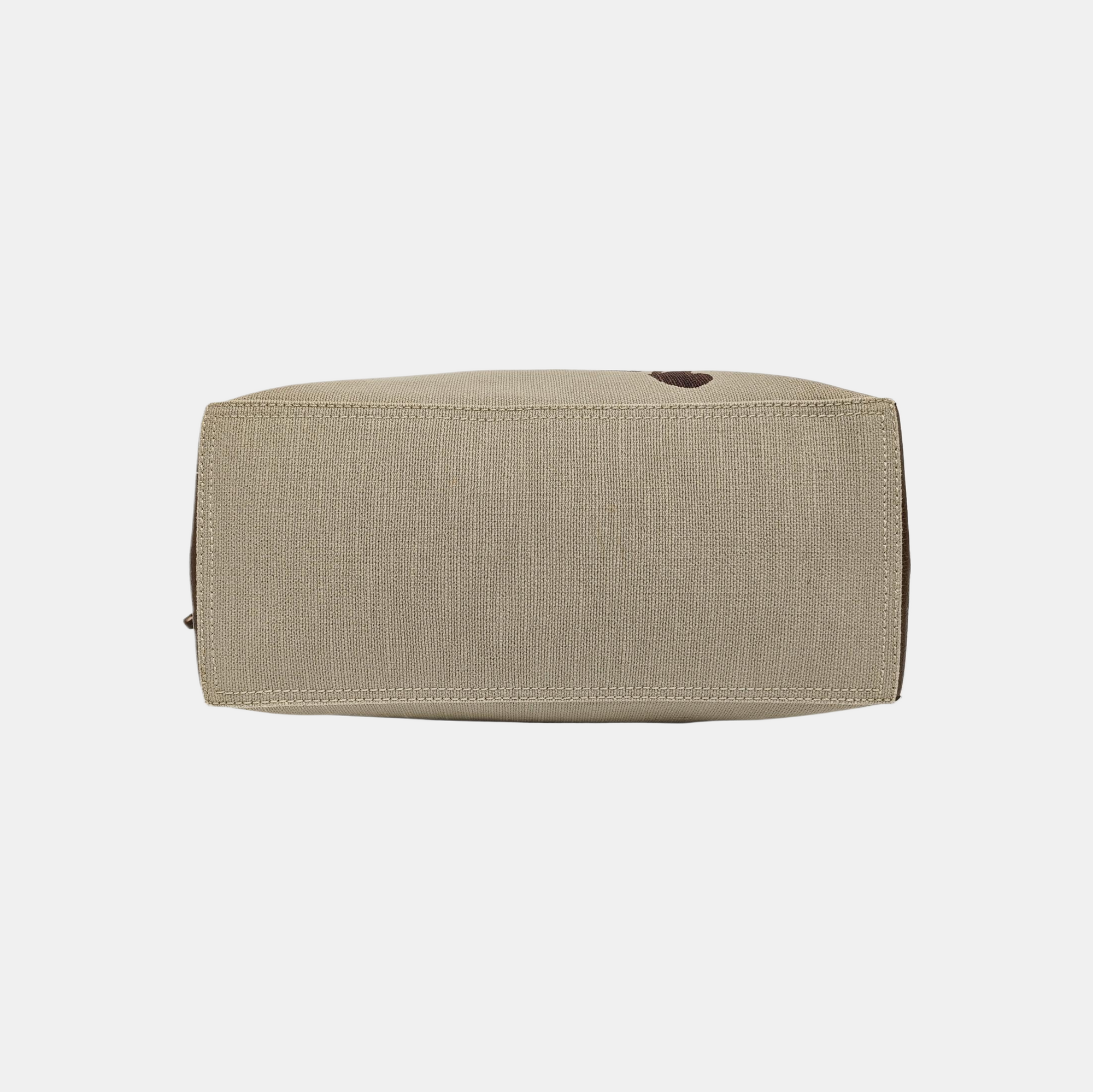 Canvas Top Handle Bag Beige