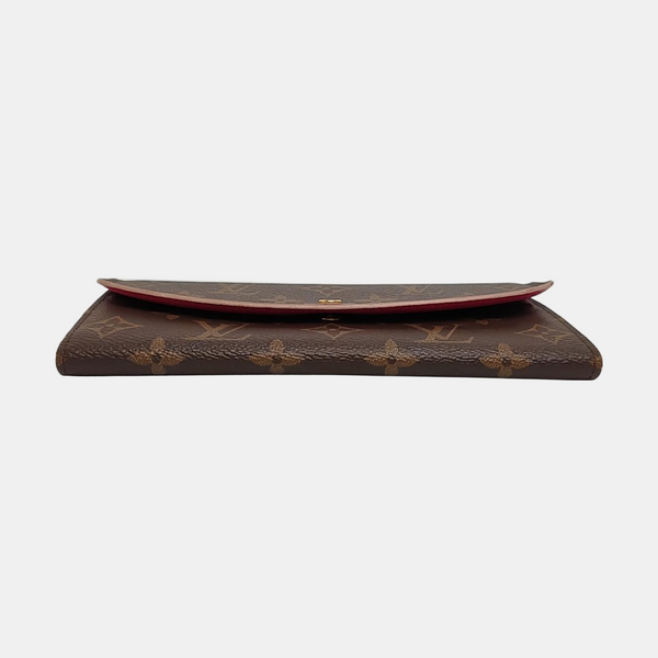 EMILIE Monogram Coated Canvas Brown Wallet
