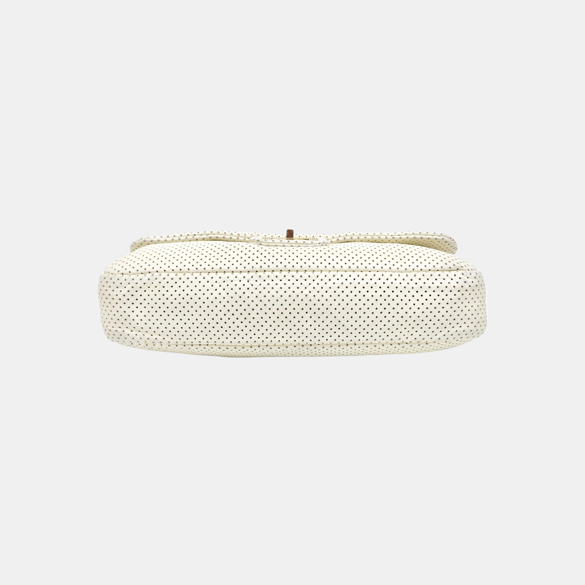 Lambskin Shoulder Bag White