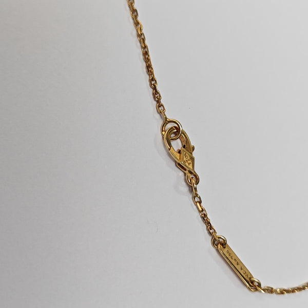 Vintage Alhambra 18k Gold Necklace