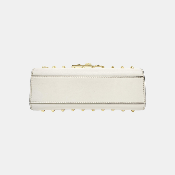 Authenticated pre-owned  Padlock Small Calfskin White - Shoulder Bag at Looply