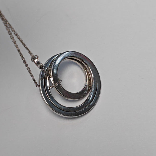 ETINCELLE DE CARTIER 18k White Gold Silver Necklace