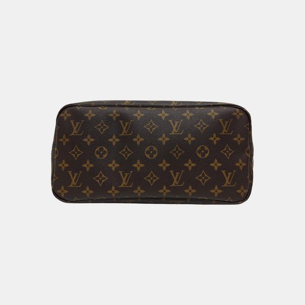 Authenticated pre-owned  NEVERFULL MM Monogram Coated Canvas Brown - Tote Bag at Looply