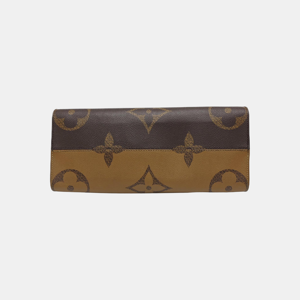 ONTHEGO MM Monogram Coated Canvas Brown