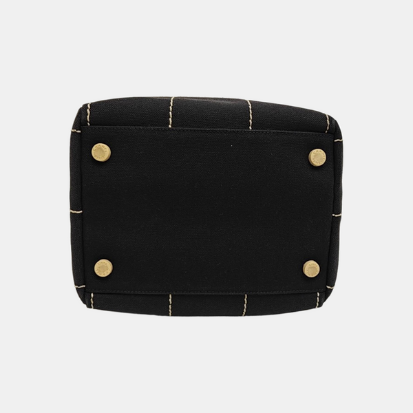 SQUARE STITCH Canvas Black