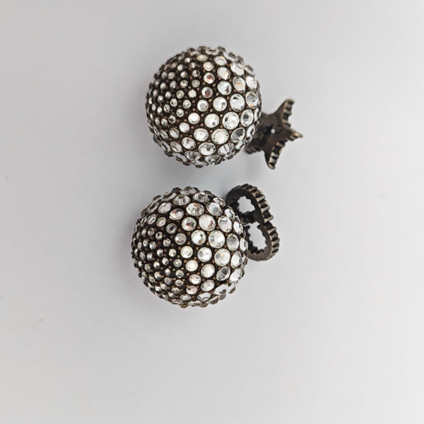 Metal Silver Stud Earrings
