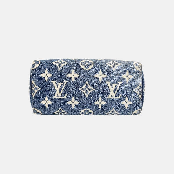 SPEEDY Nano Monogram Denim Blue