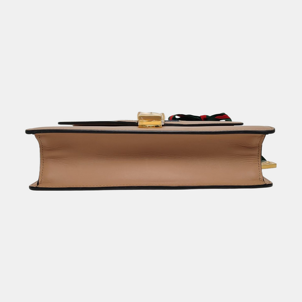 Sylvie Small Calfskin Beige
