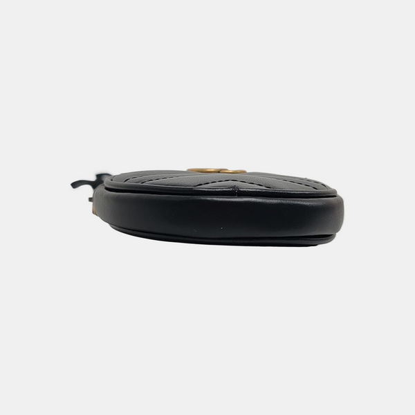 GG Marmont Quilted Calfskin Black