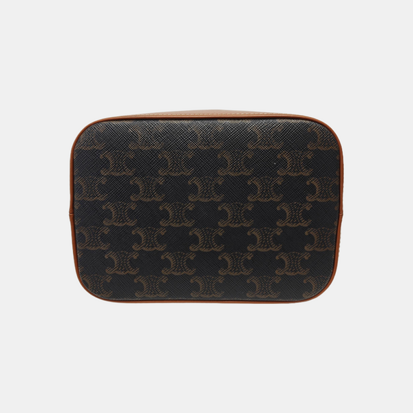TRIOMPHE CANVAS Small Coated Canvas Brown