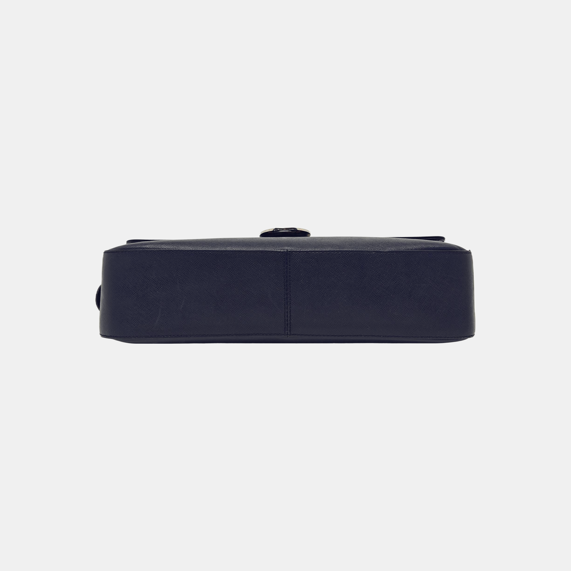 Calfskin Shoulder Bag Blue