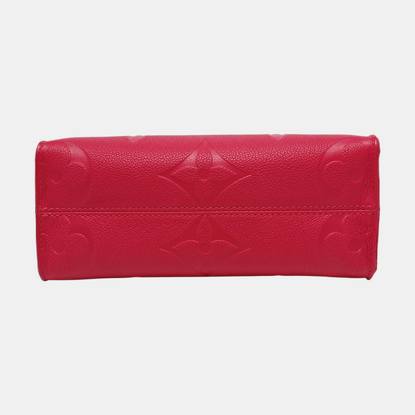 ONTHEGO PM Monogram Calfskin Red