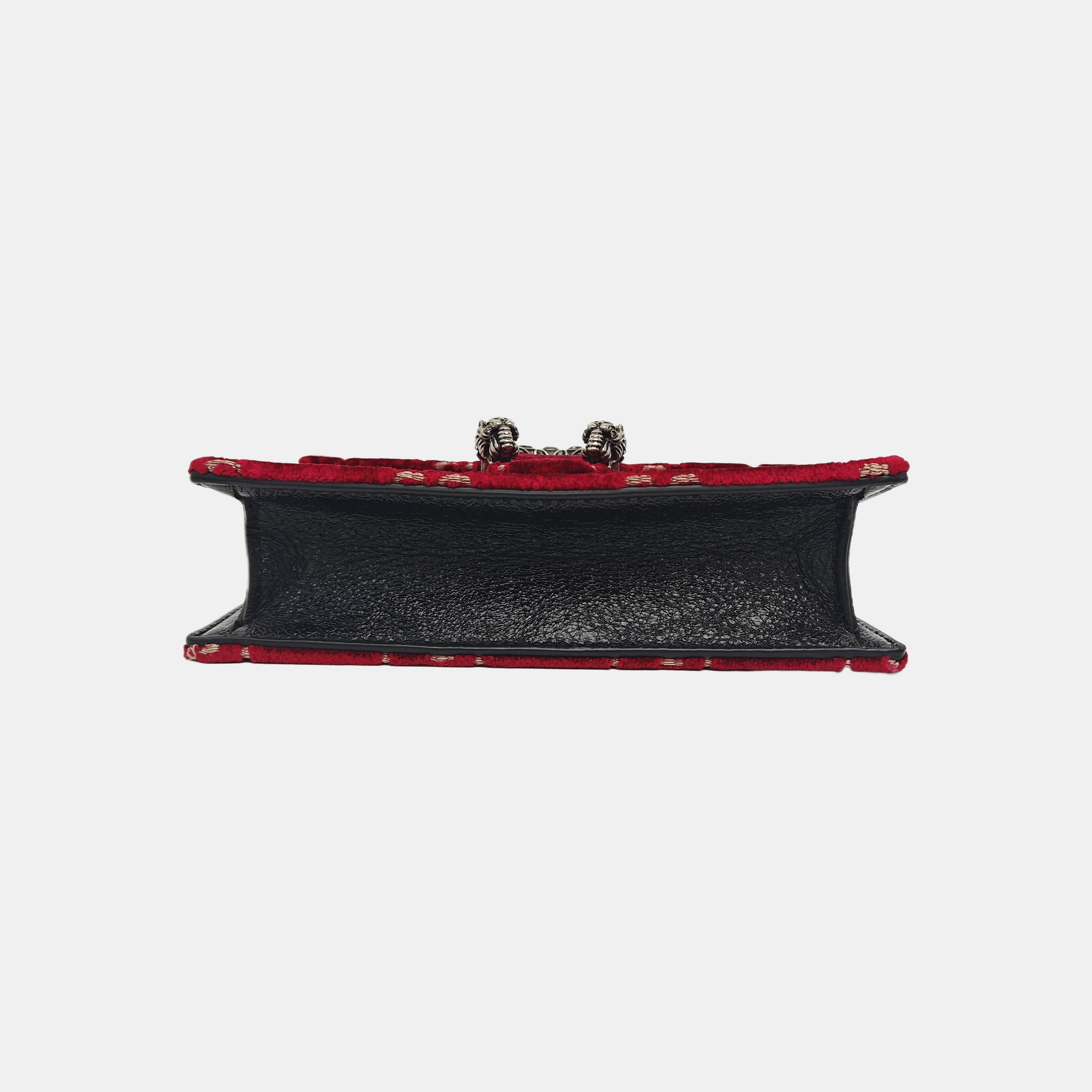 Dionysus Super Mini Monogram Velvet Red