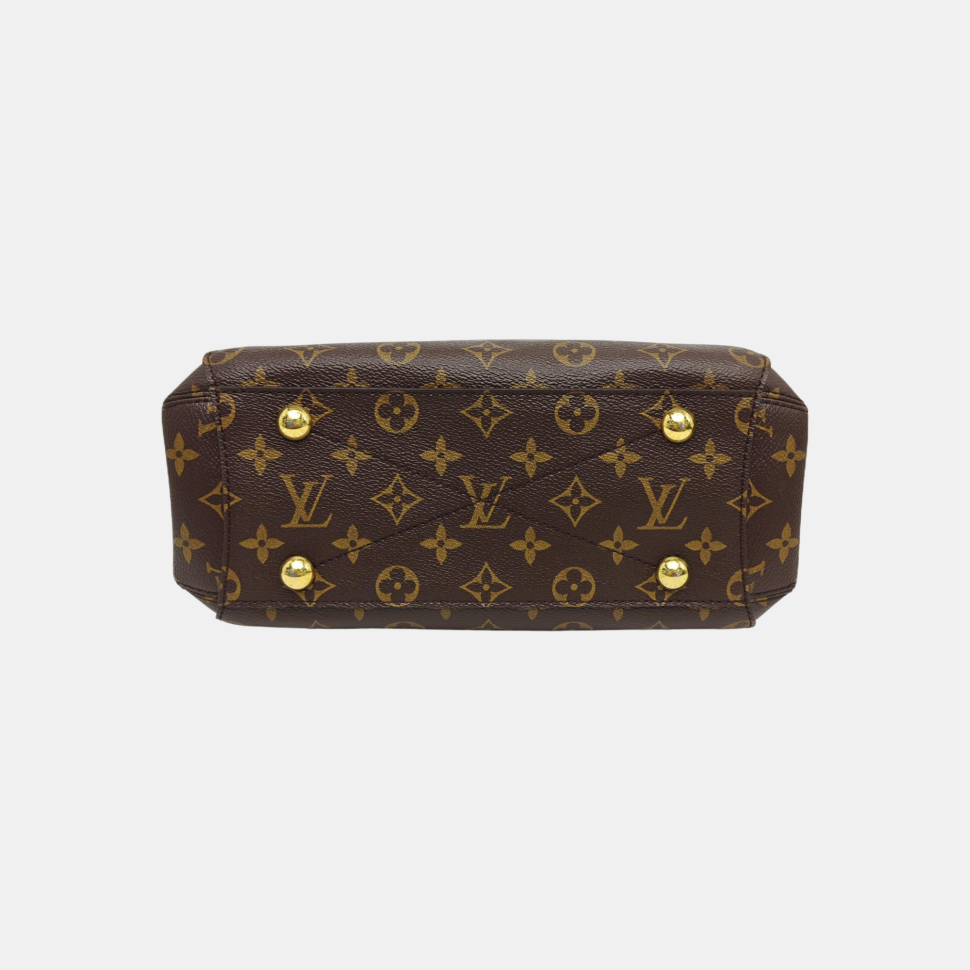 MONTAIGNE Monogram Coated Canvas Brown