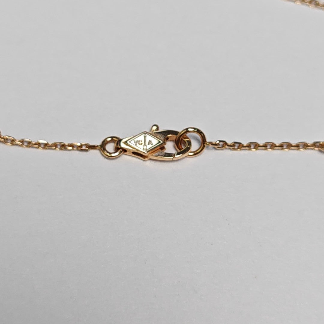 Sweet Alhambra 18k Rose Gold Necklace