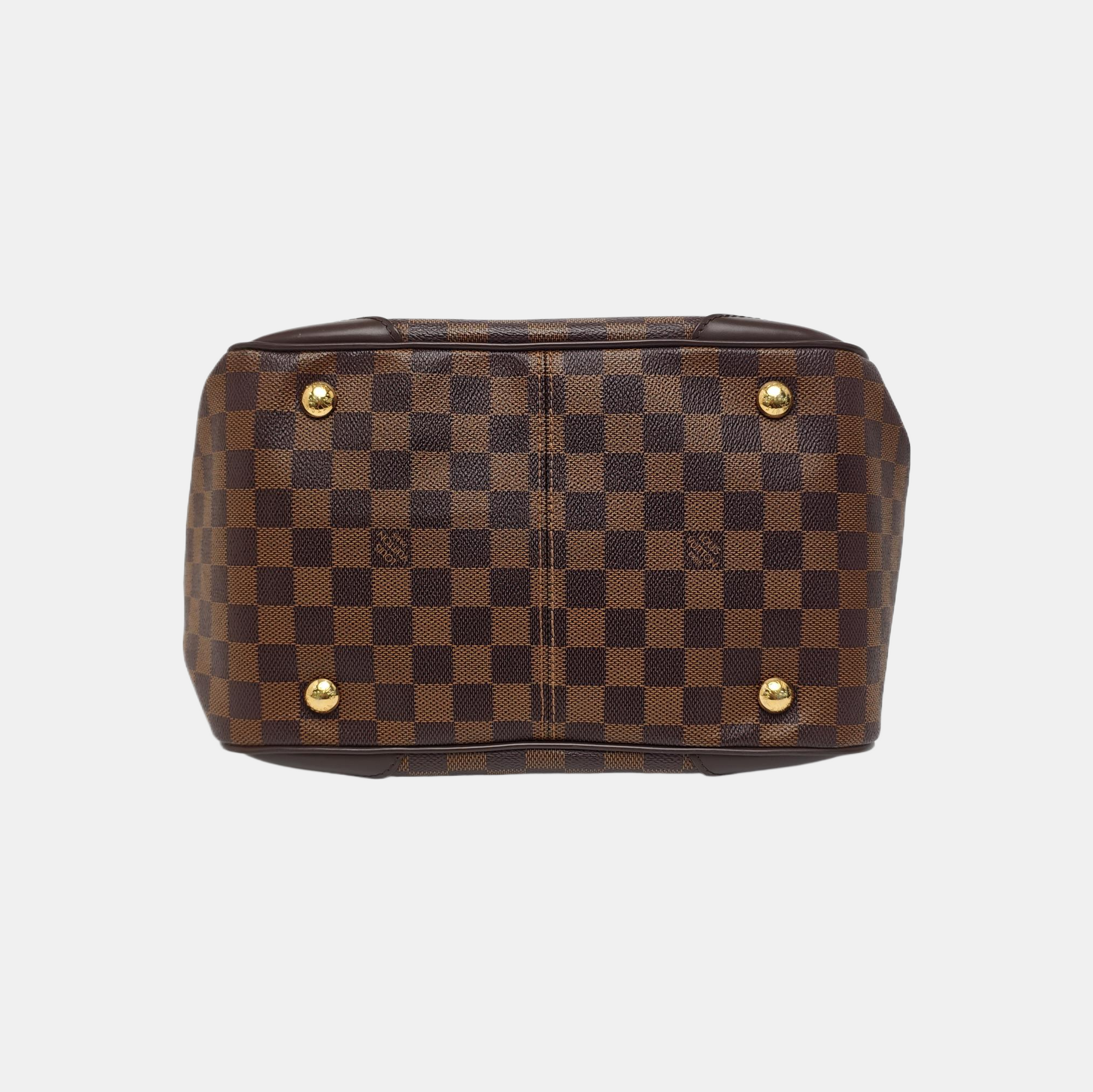 VERONA MM Damier Ebene Coated Canvas Brown