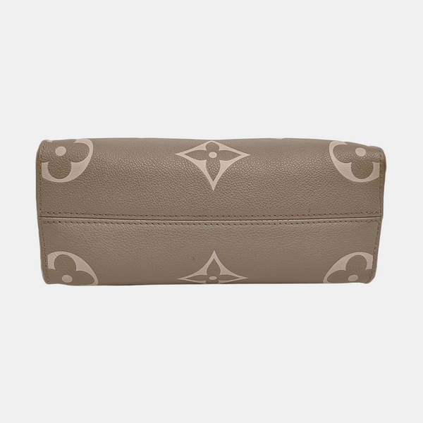 ONTHEGO PM Monogram Calfskin Gray