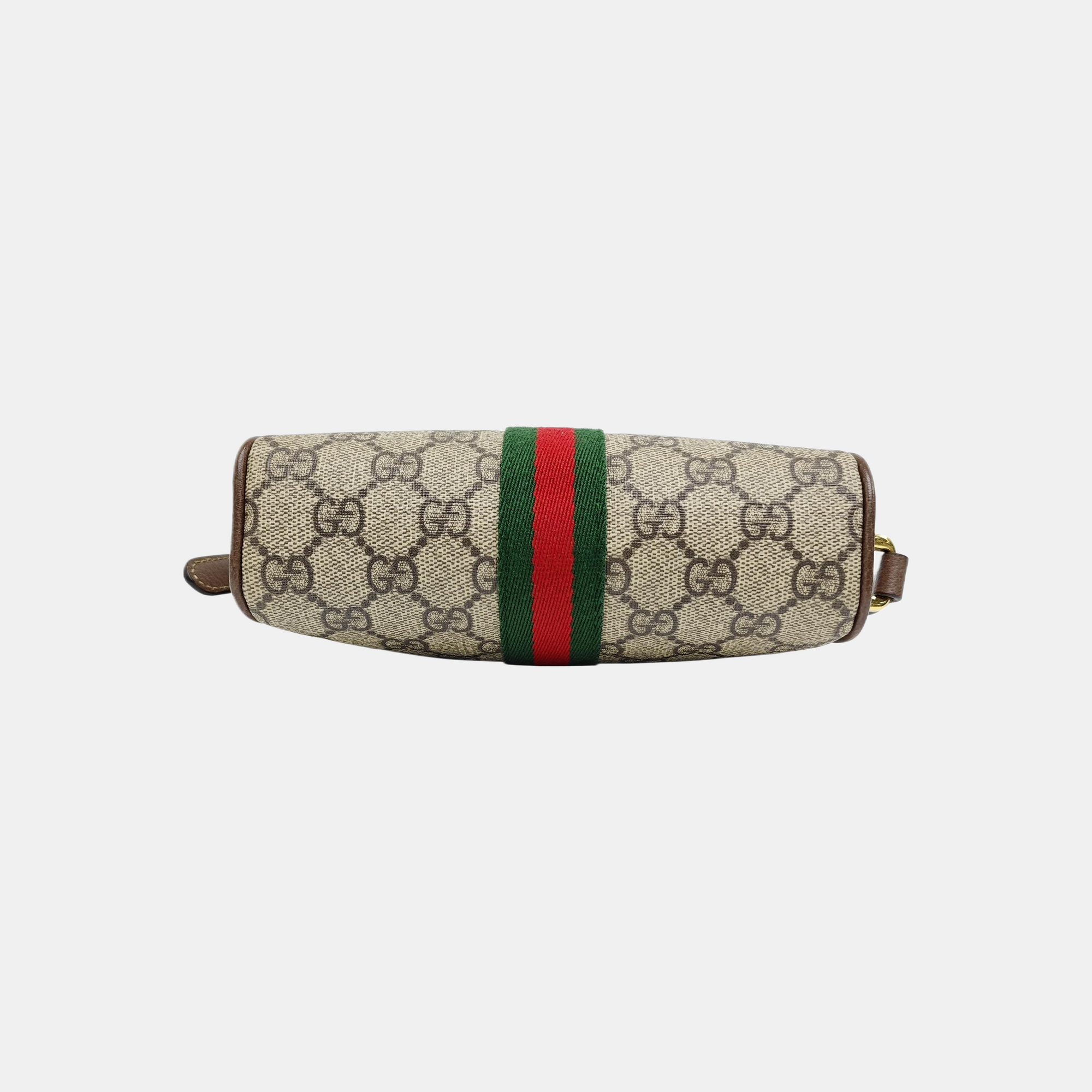 Ophidia Mini Monogram Coated Canvas Beige