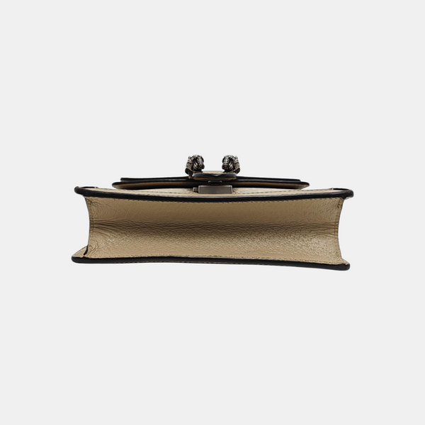 Dionysus Mini Monogram Coated Canvas Beige