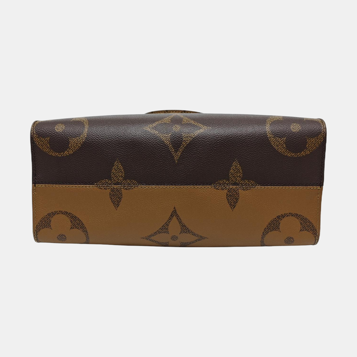 ONTHEGO MM Monogram Coated Canvas Brown
