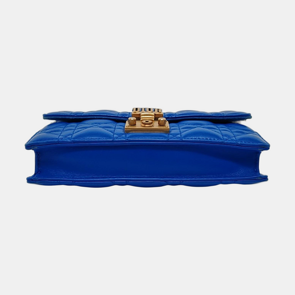 Dioraddict Cannage Lambskin Blue