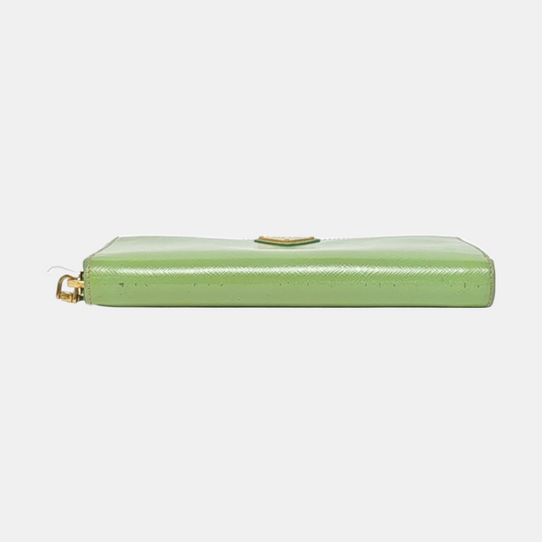 Saffiano Calfskin Wallet Green