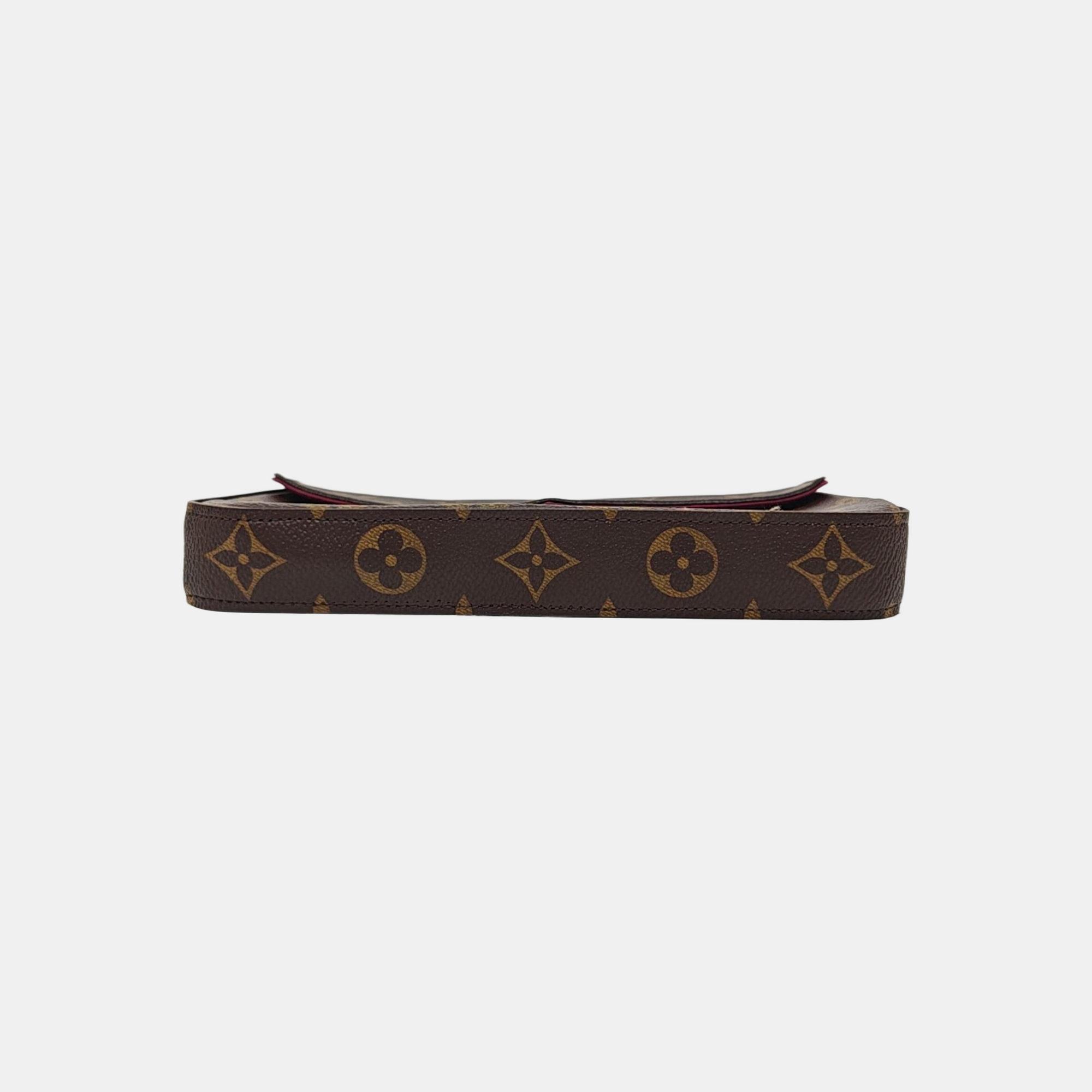 FÉLICIE Monogram Coated Canvas Brown