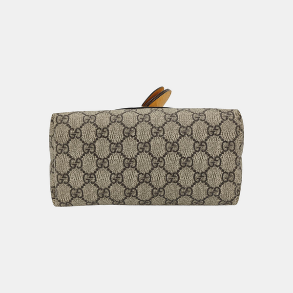 Children’s GG Bucket Monogram Coated Canvas Beige