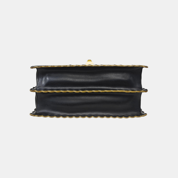 Kan I Medium Calfskin Black