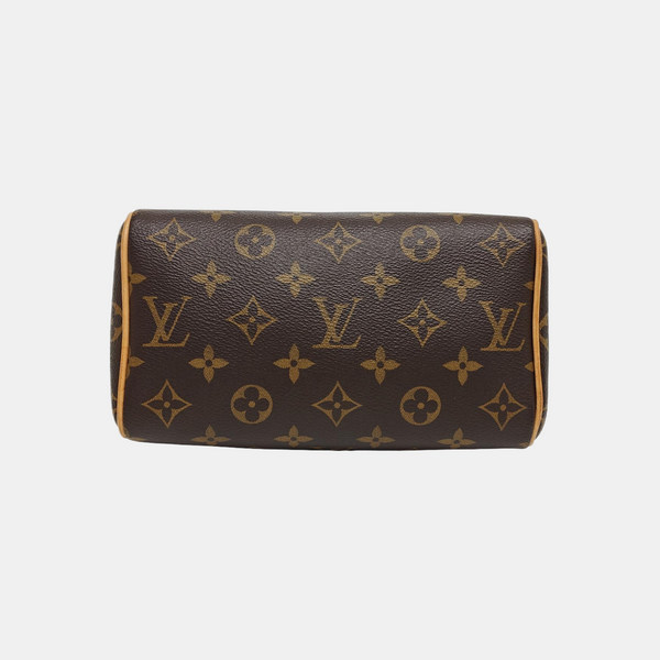 SPEEDY 20 Monogram Coated Canvas Brown