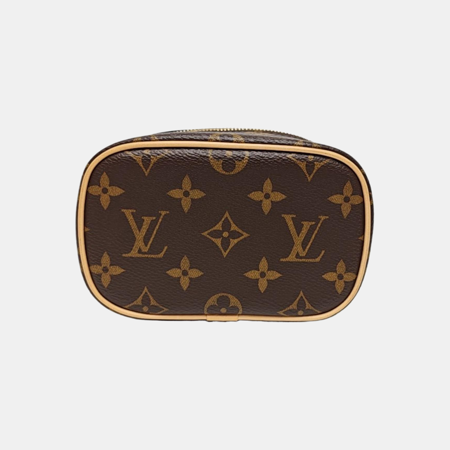 NICE Super Mini Monogram Coated Canvas Brown
