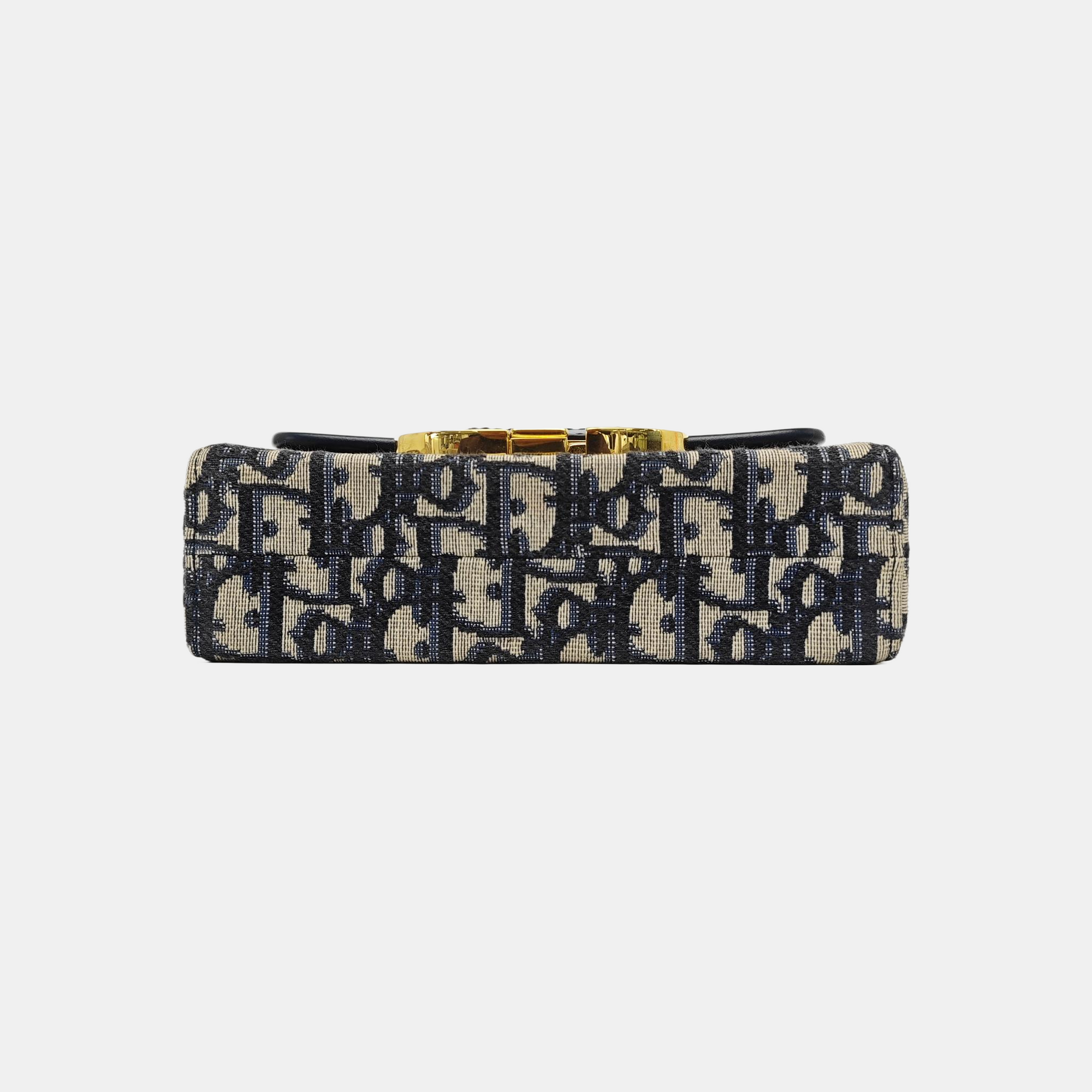30 Montaigne Mini Oblique Canvas Blue