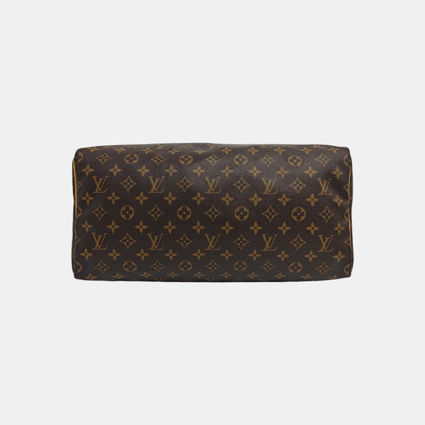 SPEEDY 40 Monogram Coated Canvas Brown