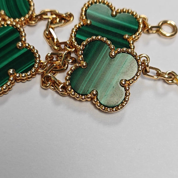 Vintage Alhambra 18k Gold Bracelet