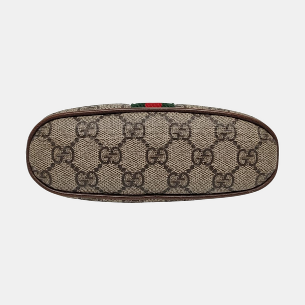 Ophidia Mini Monogram Coated Canvas Beige