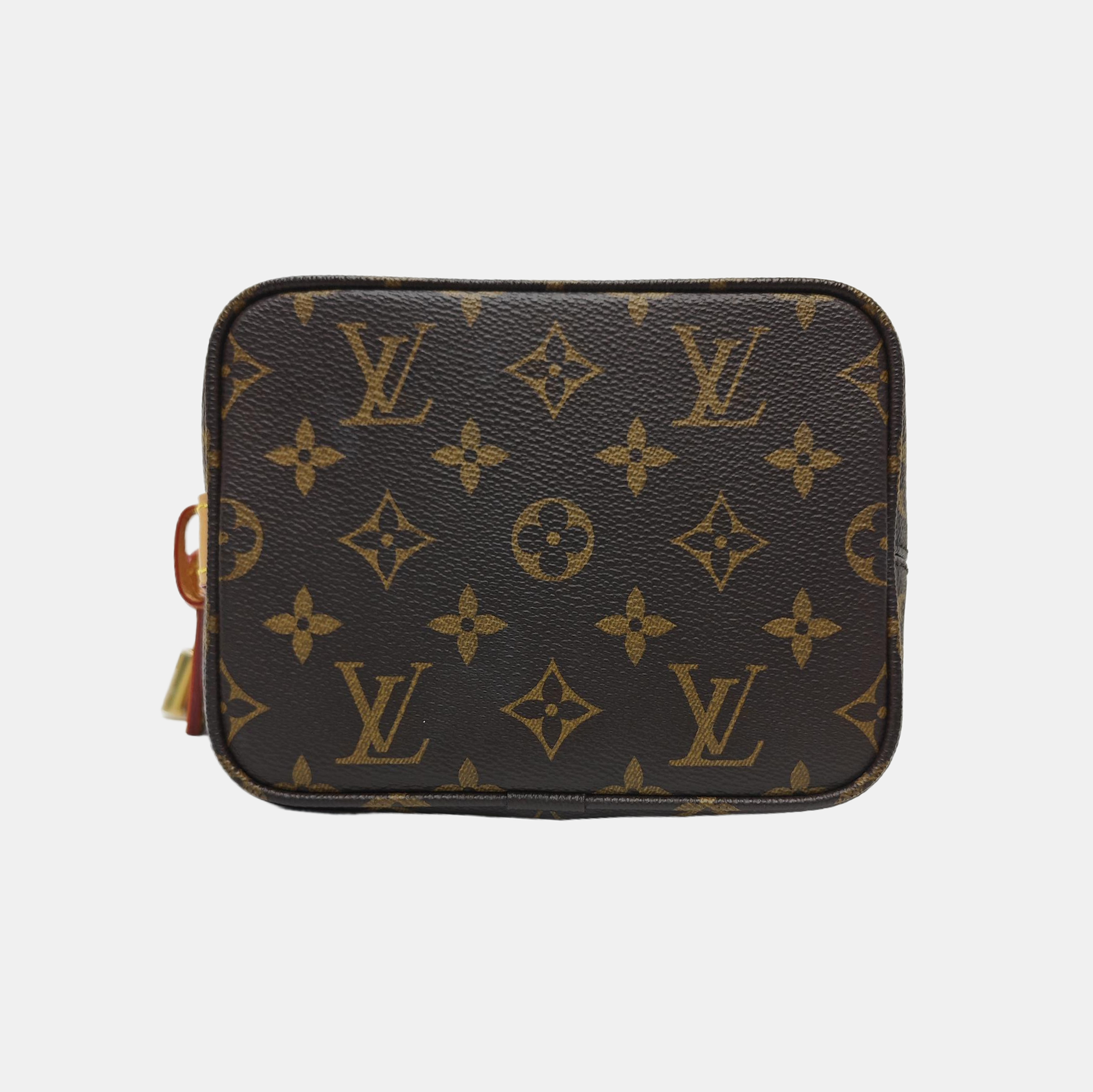 ALL IN Monogram Coated Canvas Brown