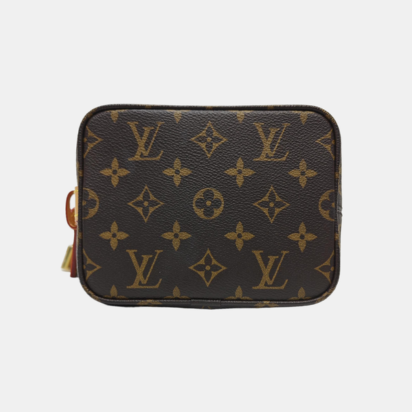 ALL IN Monogram Coated Canvas Brown