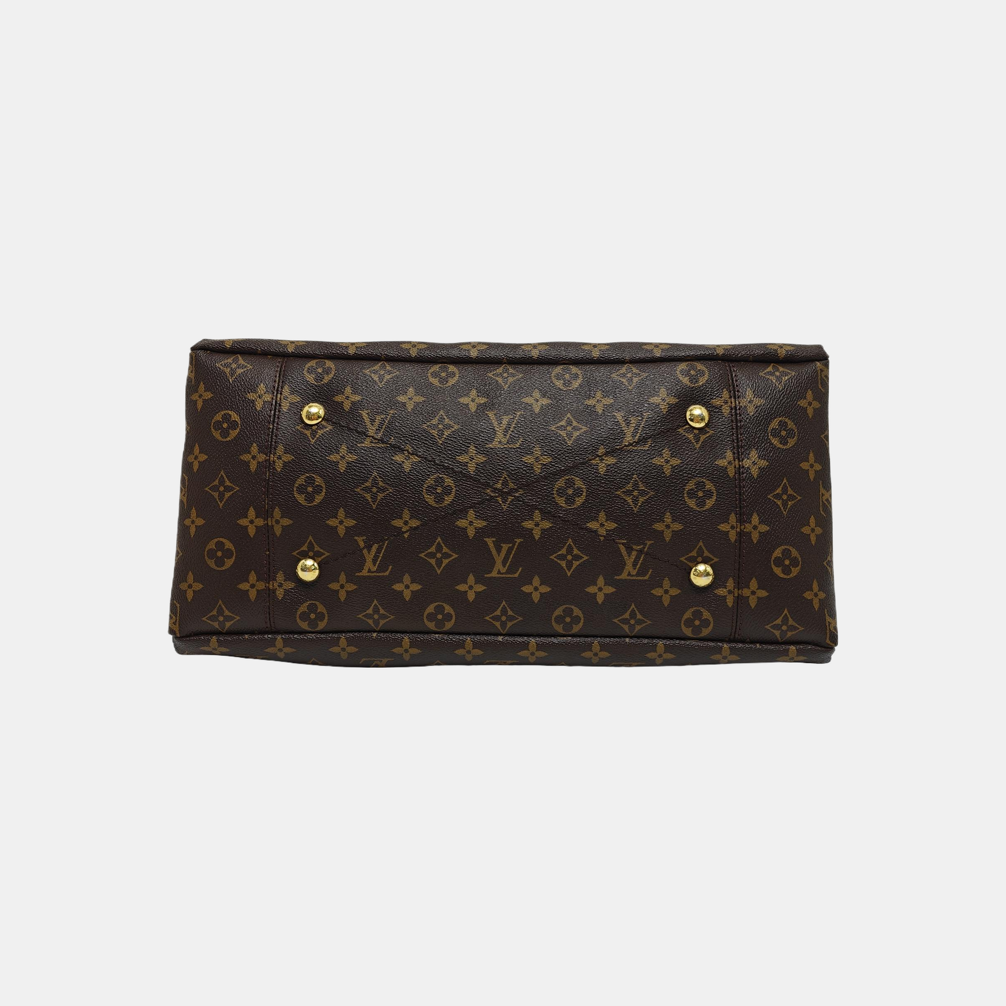 ARTSY MM Monogram Coated Canvas Brown