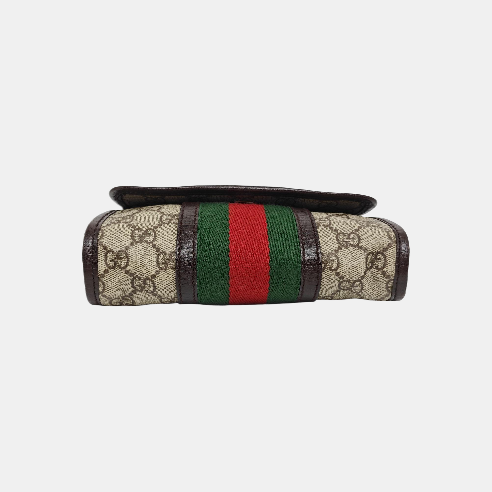 Coated Canvas Belt Bag Beige