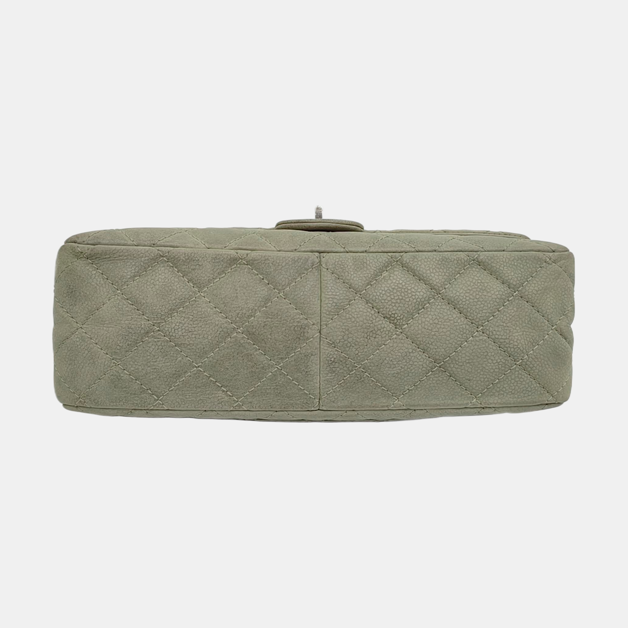 Authenticated pre-owned  2.55 Quilted Calfskin Green - Shoulder Bag at Looply