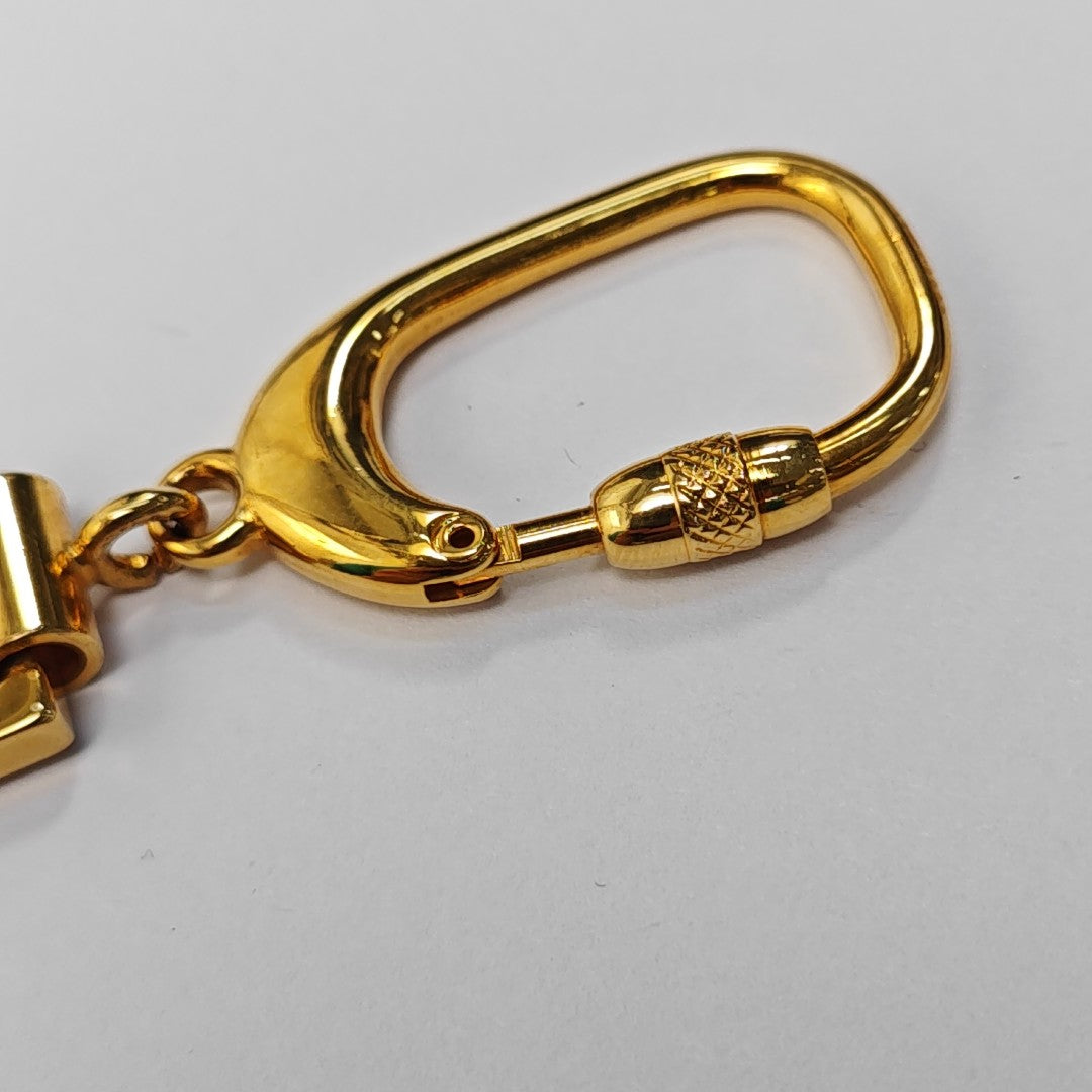 Metal Bag Charm Gold