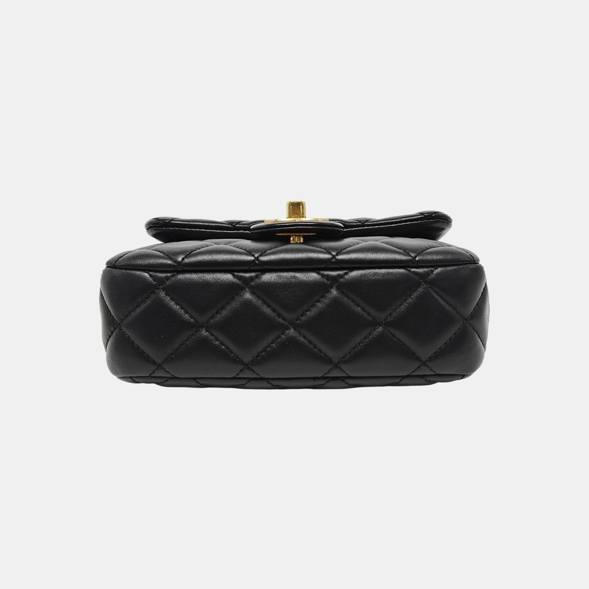 CLASSIC FLAP Mini Quilted Lambskin Black