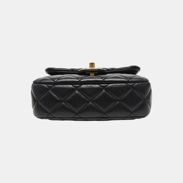 CLASSIC FLAP Mini Quilted Lambskin Black
