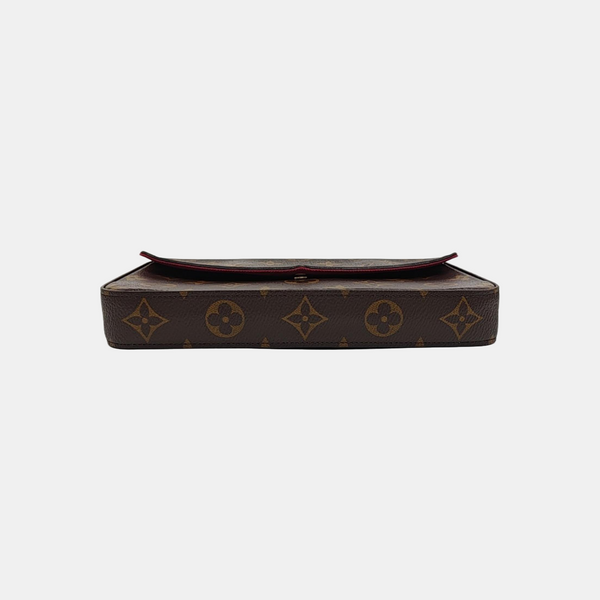 FÉLICIE Monogram Coated Canvas Brown